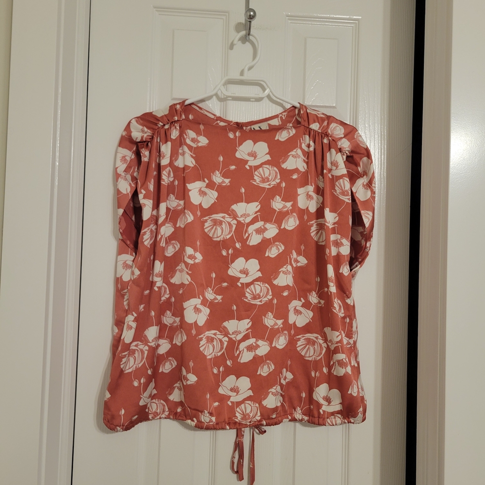 Worthington Floral Blouse Size L